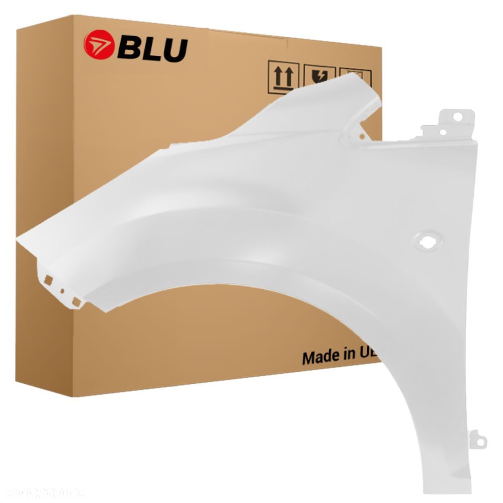 BLU Błotnik FORD KA II 2 7VTA lewy biały 2008-2015 przód Frozen White - 1