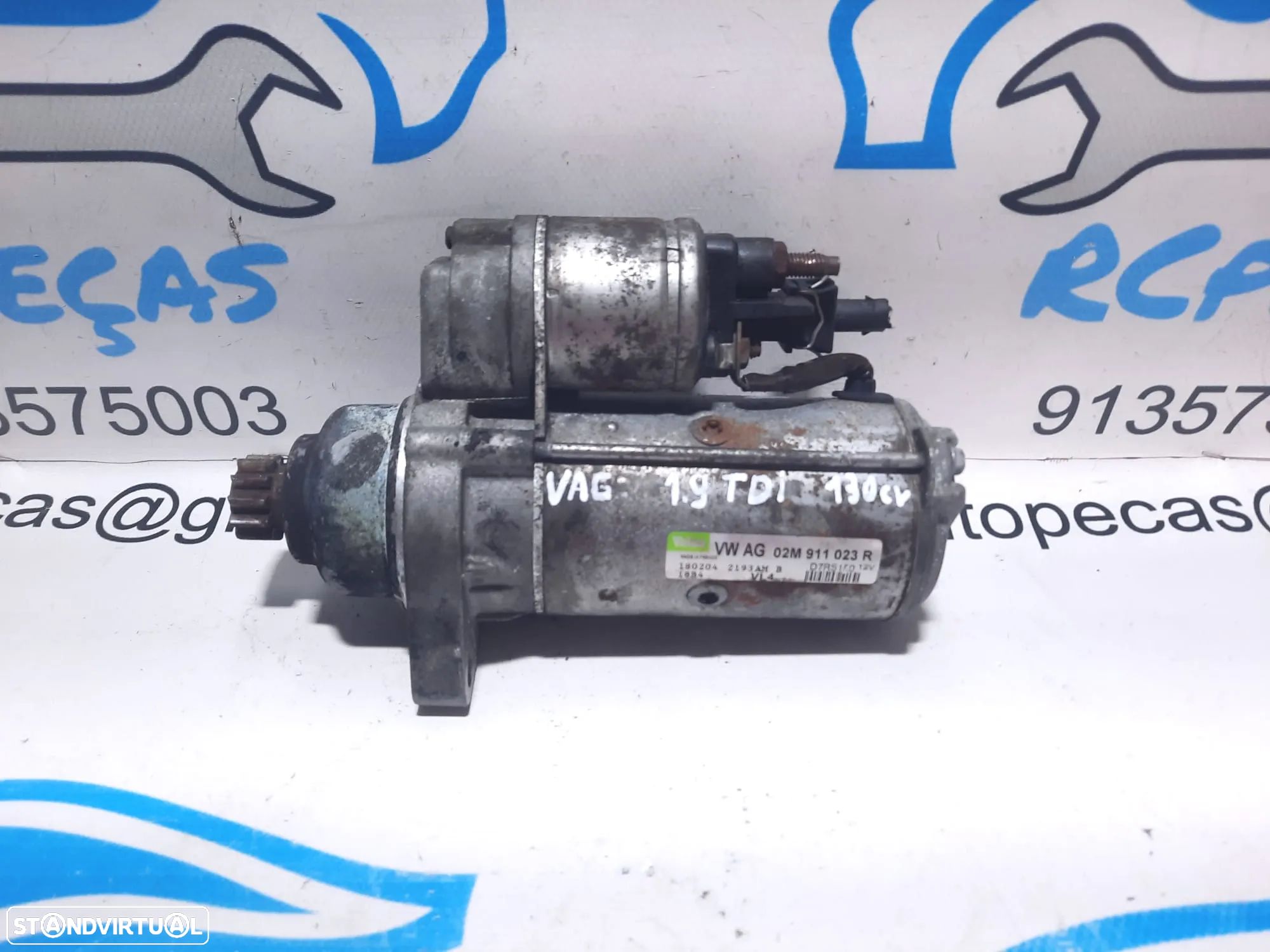 MOTOR ARRANQUE GROUP VAG AUDI A4 B6 1.9 TDI 8V 130CV 02M911023R A3 8P VW VOLKSWAGEN GOLF TOURAN CADDY EOS PASSAT SEAT LEON TOLEDO ALTEA - 1