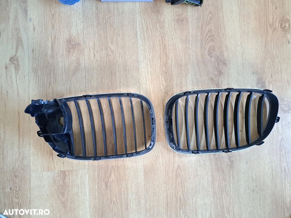 Set Nari grile radiator rinichi pentru modele cu night vision NIVI Bmw Seria 5 Seria 7 F 520d 535ix 523Li 730d 750Li 760 Lis - 3