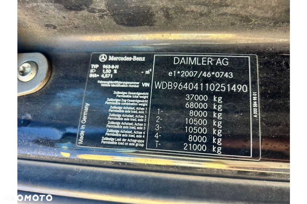 Mercedes-Benz AROCS 3763 8X4*4 EURO6 + LOFLIFT 125Z HiVision - 31