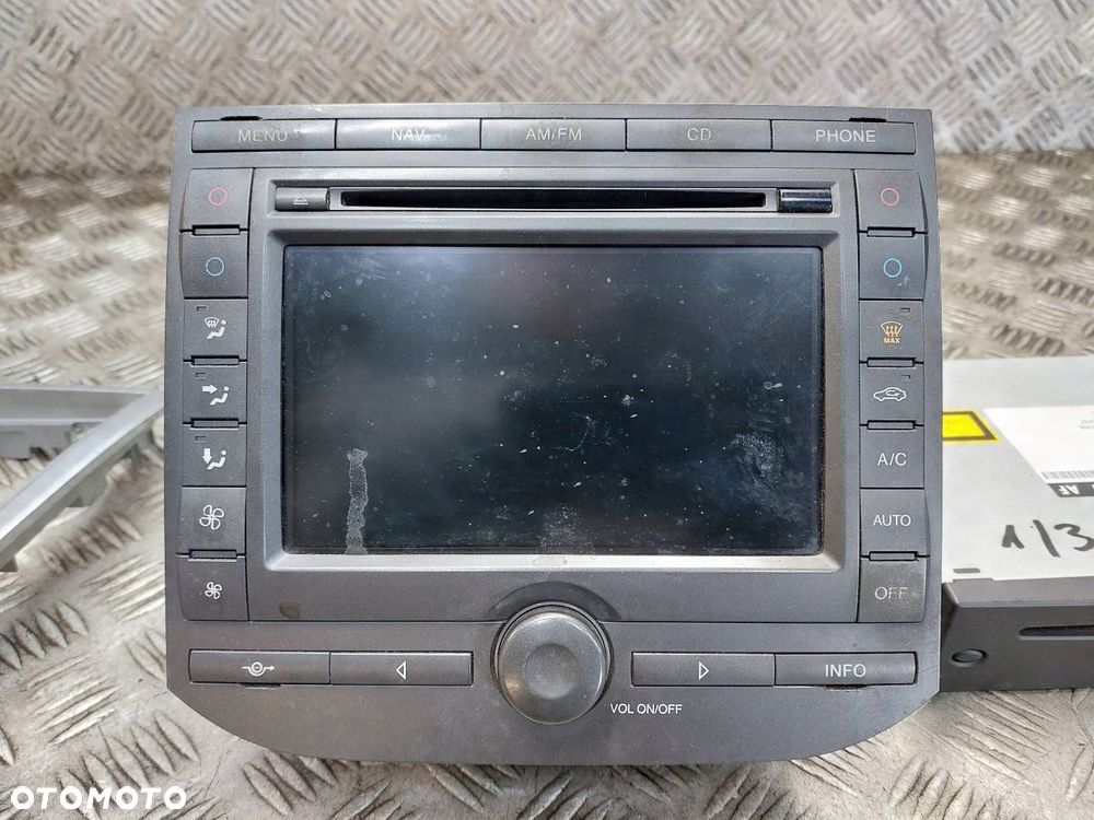 RADIO ODTWARZACZ + ZMIENIARKA + RAMKA FORD FOCUS MK2 4M51-18522-FCW - 3