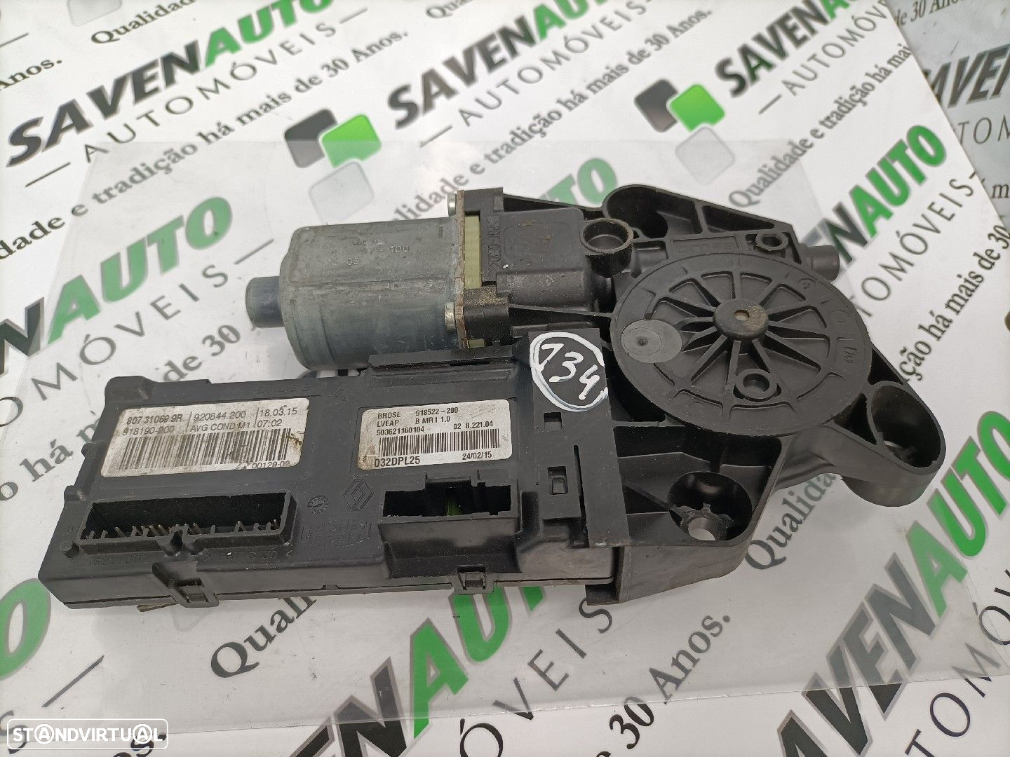 Motor Elevador Frente Esquerdo Renault Fluence (L3_) - 2