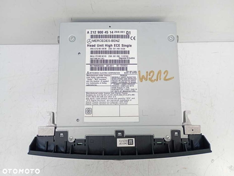 radio nawigacja navi mercedes w207 w212 e-klassa A2129004514 - 6
