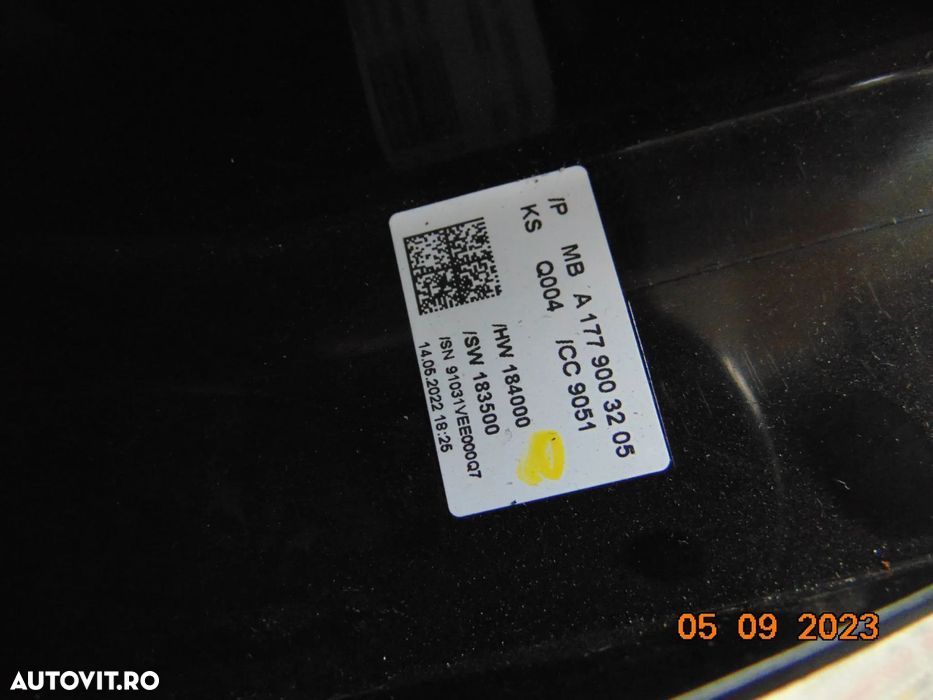 Carcasa Volan Mercedes GLB X247 w177 w247 cla w118 c118 a class b clas - 3