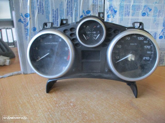 Quadrante 9666898680 PEUGEOT 207 2011 1.4HDI   5 PRETO KM/H DIGITAL PEUGEOT 207 2014 1.4HDI 70CV 5P CINZA - 1