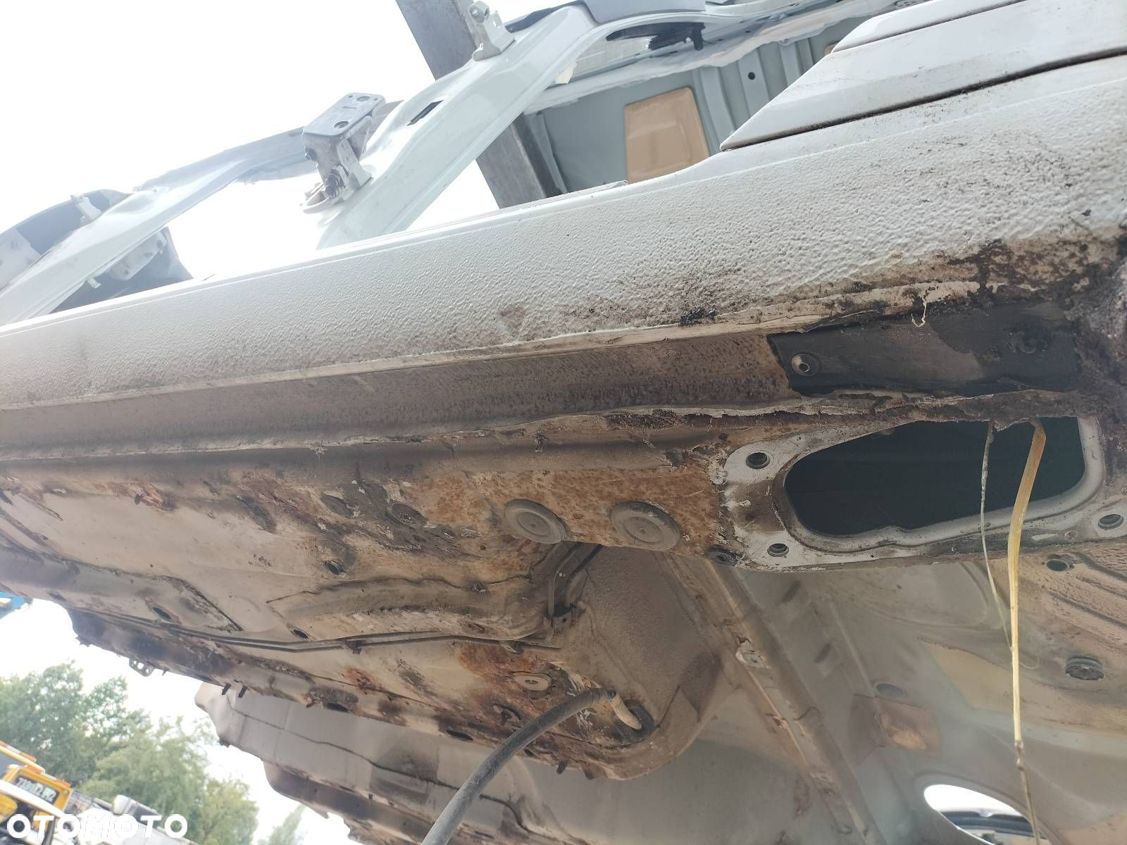 PRÓG LEWY + SŁUPEK ŚRODKOWY AUDI A3 8P LIFT LS9R - 7