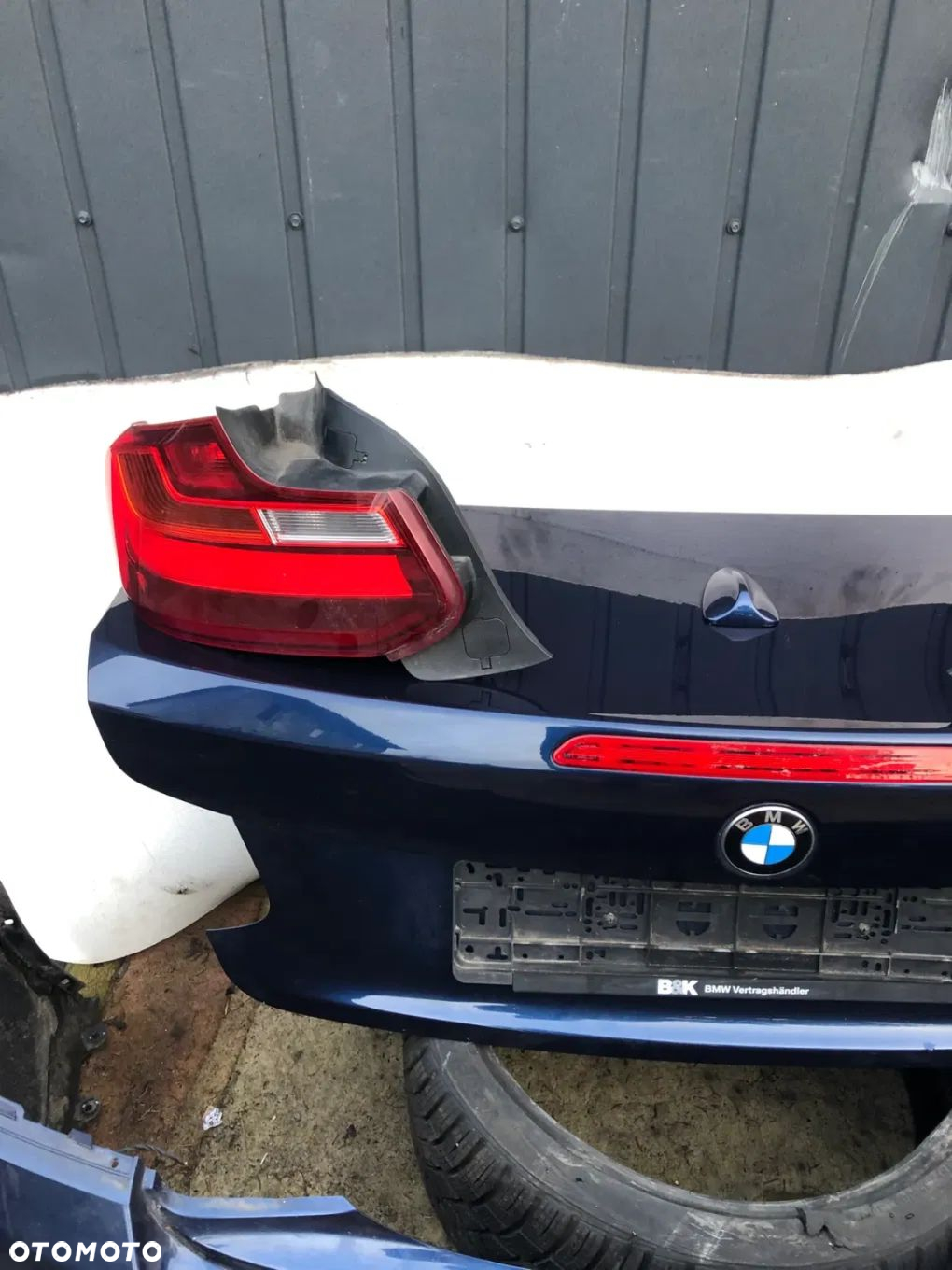 TYŁ KLAPA ZDERZAK LAMPY KAMERA BMW 2 F23 CABRIO A76 Tiefseeblau Metallic - 3