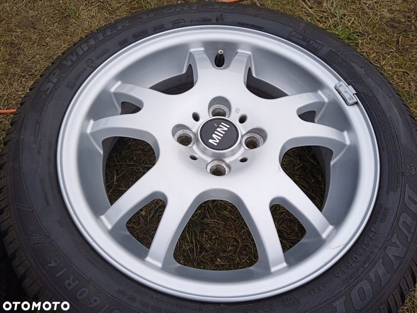 felgi aluminiowe 4x100 Mini R58 R59 Honda Jazz Opony zimowe 175/60 R16 8mm - 6