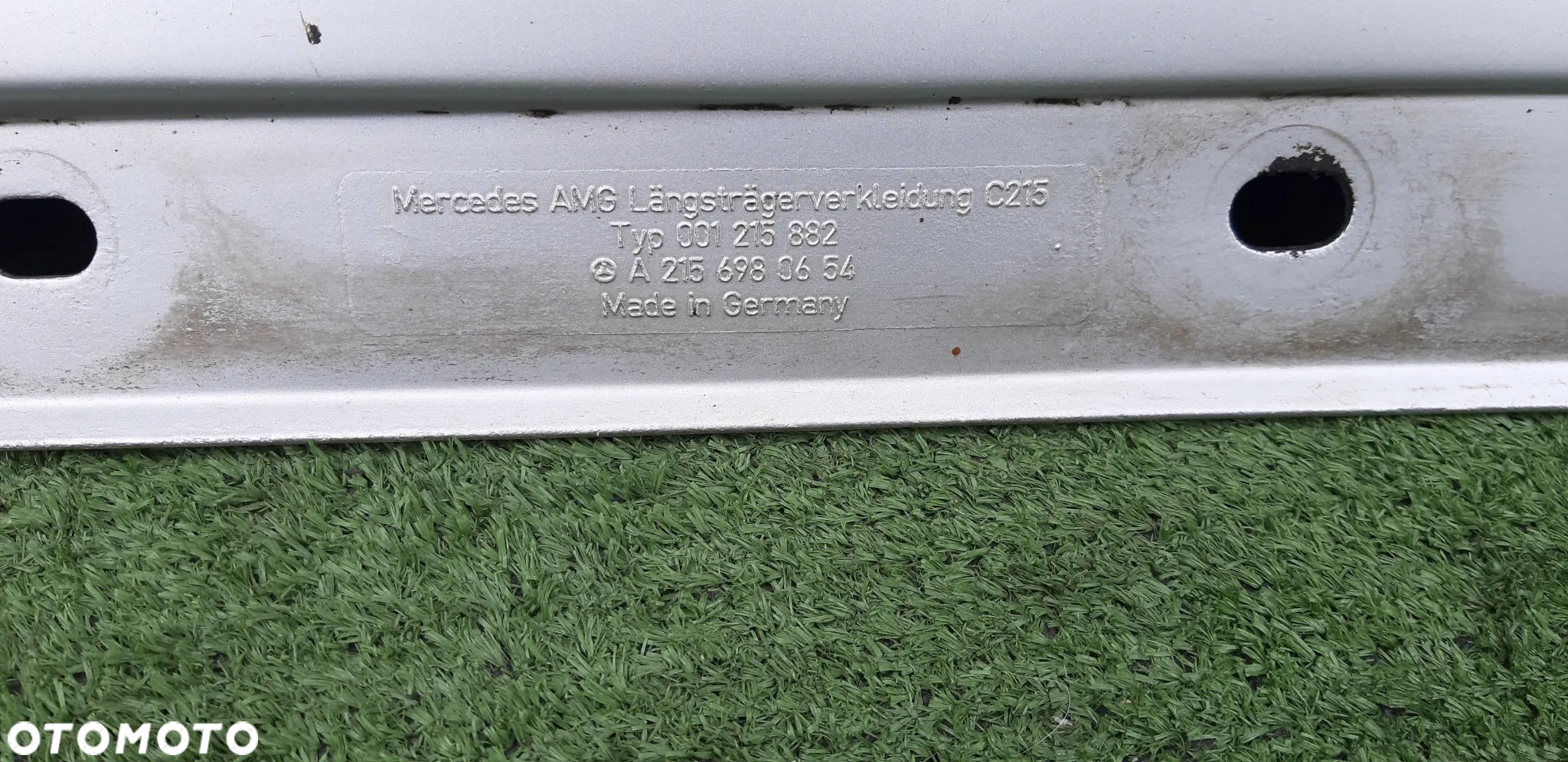 Listwa progowa prawa AMG 744 A2156980654 Mercedes Cl500 2001r - 6