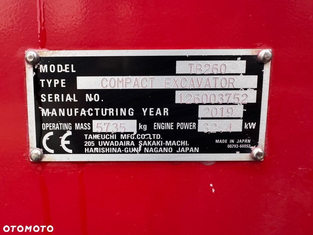 Takeuchi TB 260 - 10
