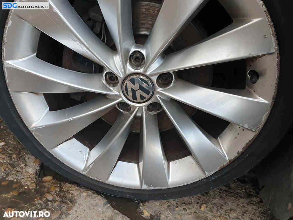 Set 4 Jante Roti Aliaj INTERLAGOS 235 40 18 R18 5x112 Skoda Octavia 2 2004 - 2013 Cod 3C8601025D [C3822] - 6