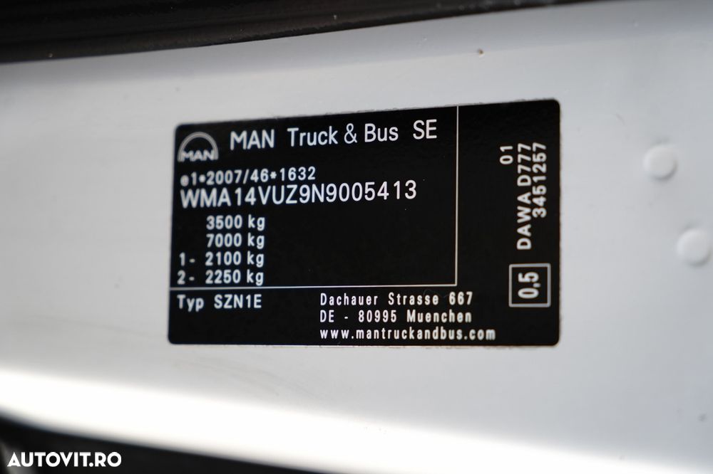 MAN TGE 3.180 / REFRIGERAT / CAMION TRANSPORT XARIOS 350 UNITATE / HIDRAULIC / DOPPLESTOCK - 37