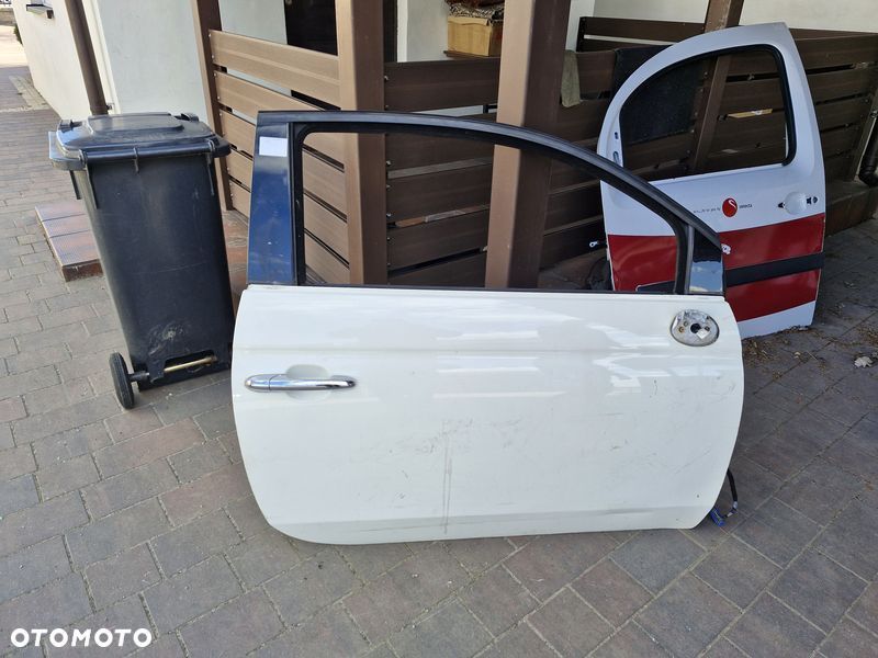 fiat 500 2009 drzwi prawe - 1