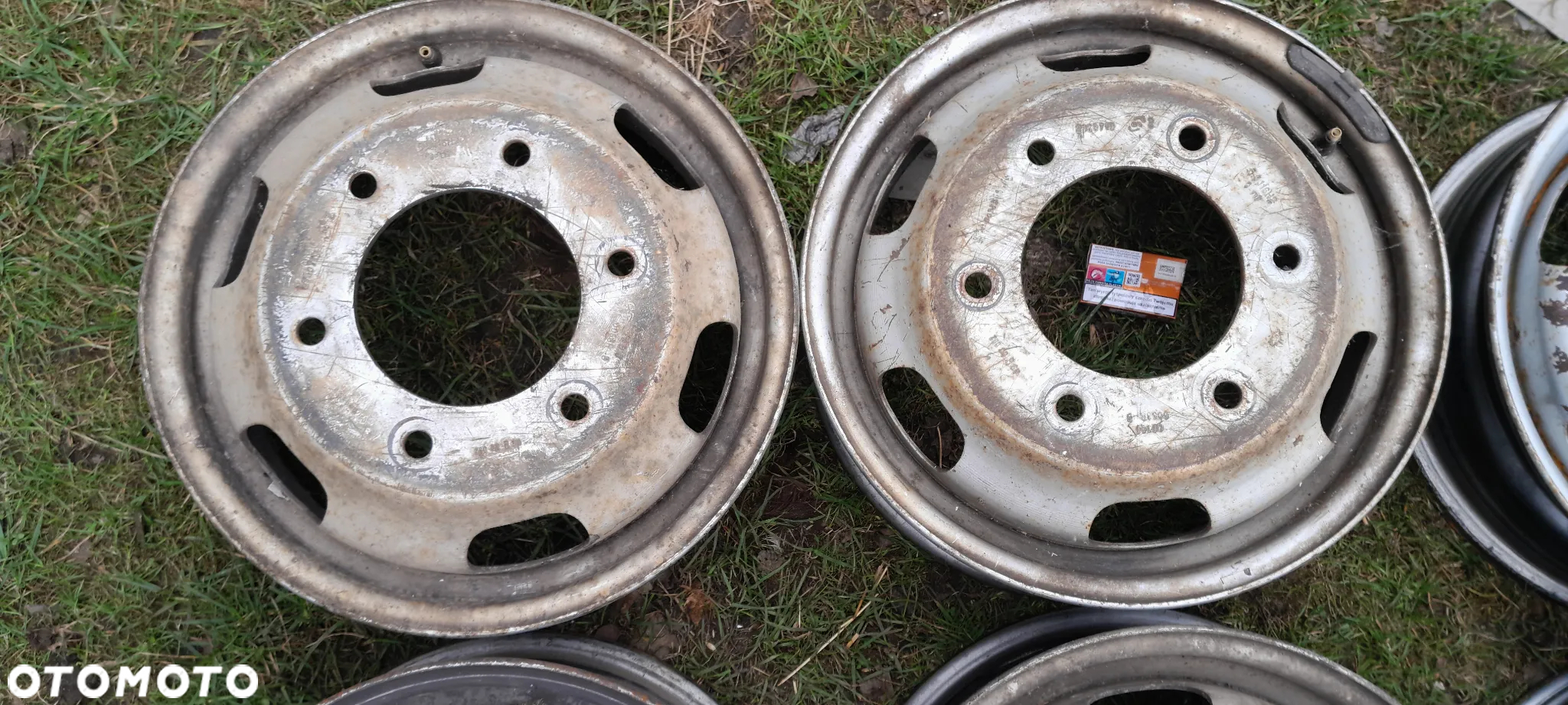 RENAULT MASTER III MOVANO B FELGA STALOWA BLIŹNIAK 16'' KOMPLET 6 SZTUK - 3