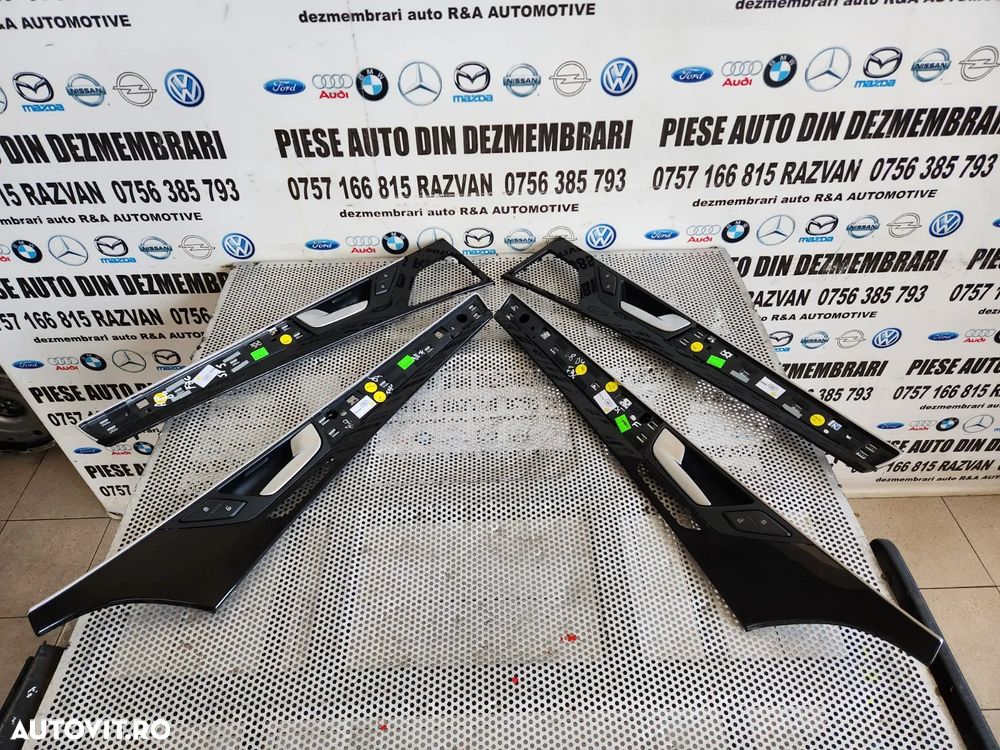 Ornament Trim Usa Portiera Fata Spate Audi A8 4H D4 Volan Stanga An 2010-2011-2012-2013-2014-2015-2 - 2