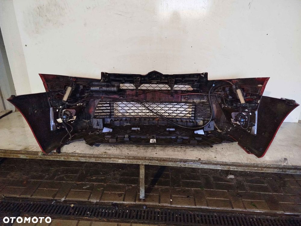 ^ ZDERZAK PRZÓD PRZEDNI DO CITROEN C4 GRAND PICASSO LIFT FL EKQD BORDO BORDOWY LED DRL PDC CZUJNIKI HALOGENY - 4