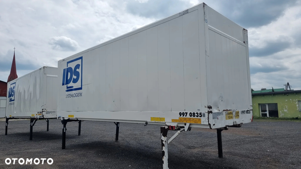 Krone 17.500zł netto 10x KONTENER ZABUDOWA BDF 7.80m DHL STALOWY ZAMYKANY ROLETĄ MOŻLIWOŚĆ TRANSPORTU ST.BDB