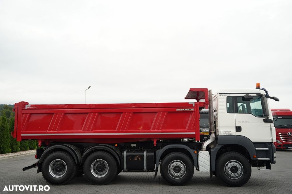 MAN TGS 35.400 / 8X4 / BASCULATOR CU 2 LATE / HIDRODECKER / MEILLER / AUTOMAT - 16