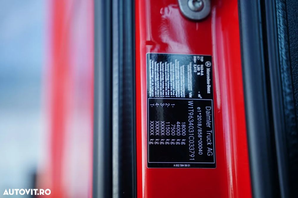 Mercedes-Benz ACTROS 1845 / MP5 / BIG SPACE / CONTRACT DE REPARAȚIE POST-SERVICE - 38