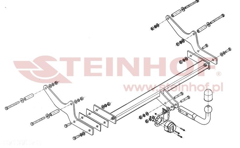 Hak Holowniczy + MODUŁ 7PIN do Renault Laguna III Kombi od 2007 do 2015 - 2