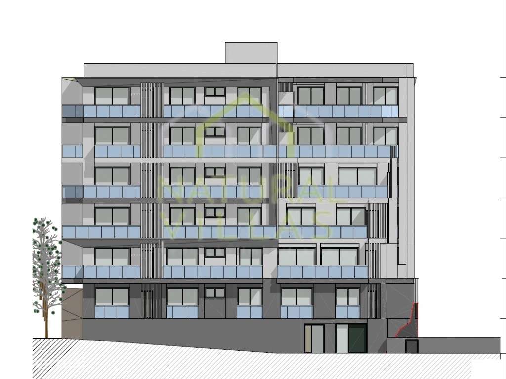 Lote com Projeto para 47 Apartamentos com Estacionamento em Quarteira - Grande imagem: 4/5
