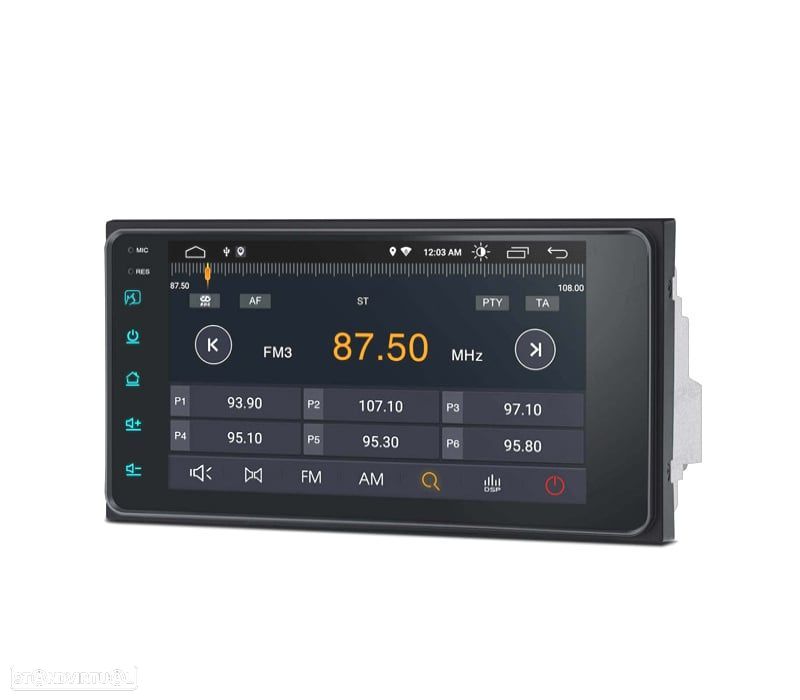 AUTO RADIO GPS ANDROID 10 PARA TOYOTA COROLLA CAMRY YARIS VIOS RAV4 - 5