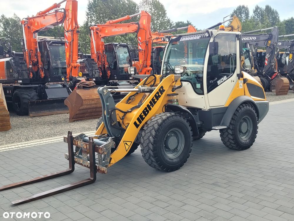 Liebherr L 506 C / widły + łyżka otwierana / centralne smarowanie / - 2