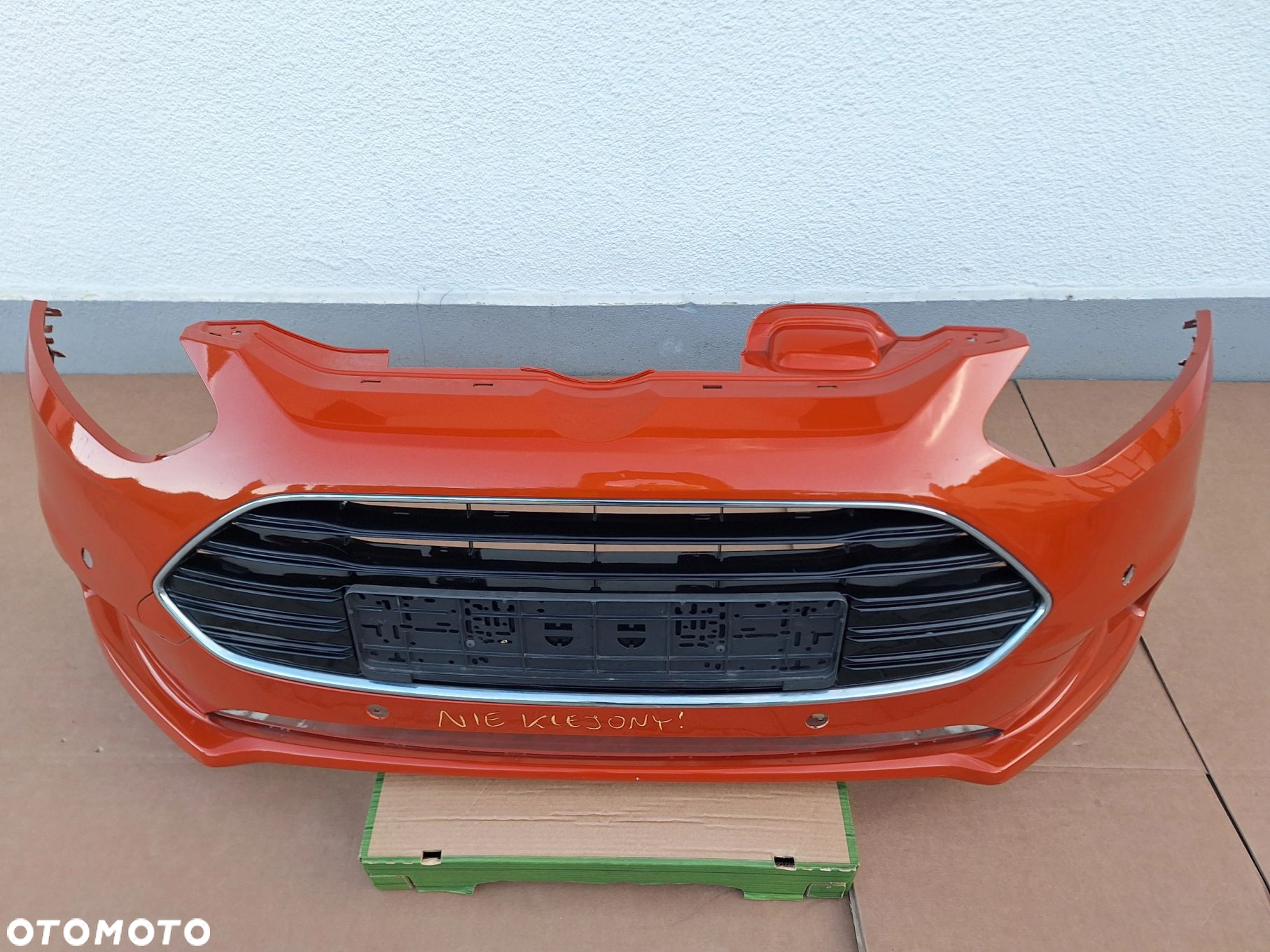 FORD B-MAX 12-17 NIE KLEJONY! ZDERZAK PRZÓD PRZEDNI ORYG. FORD AV11-17757-ACW WYSYŁKA 24h - 7