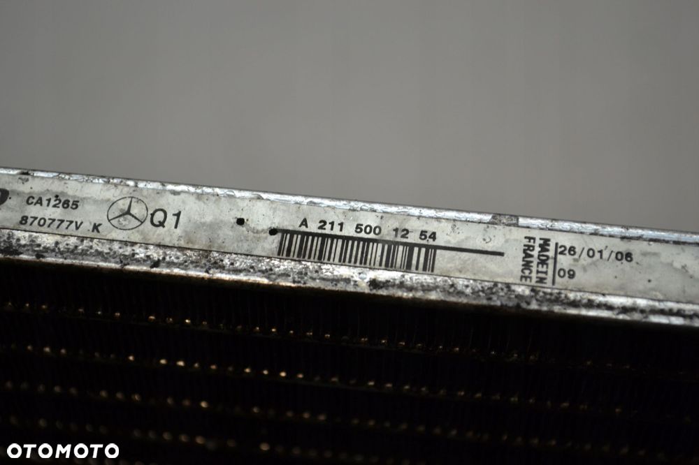 CHŁODNICA KLIMATYZACJI CLS W219 W211 3.0 CDI A2115001254 - 6