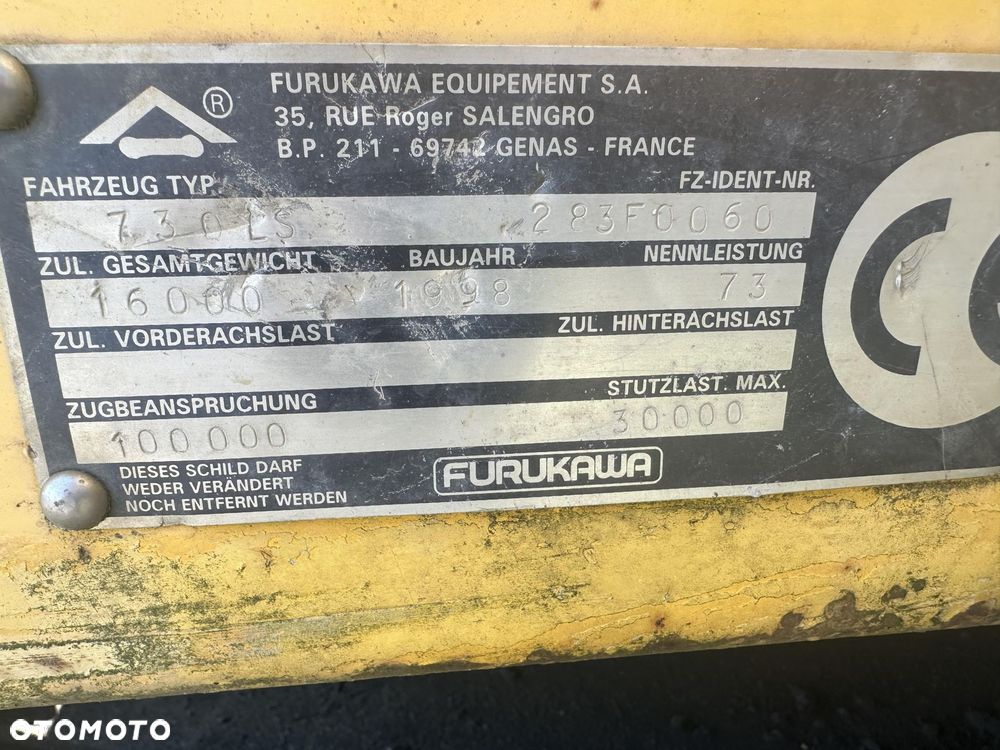 Zwolnica Liebherr , Furukawa , 0&k - 7