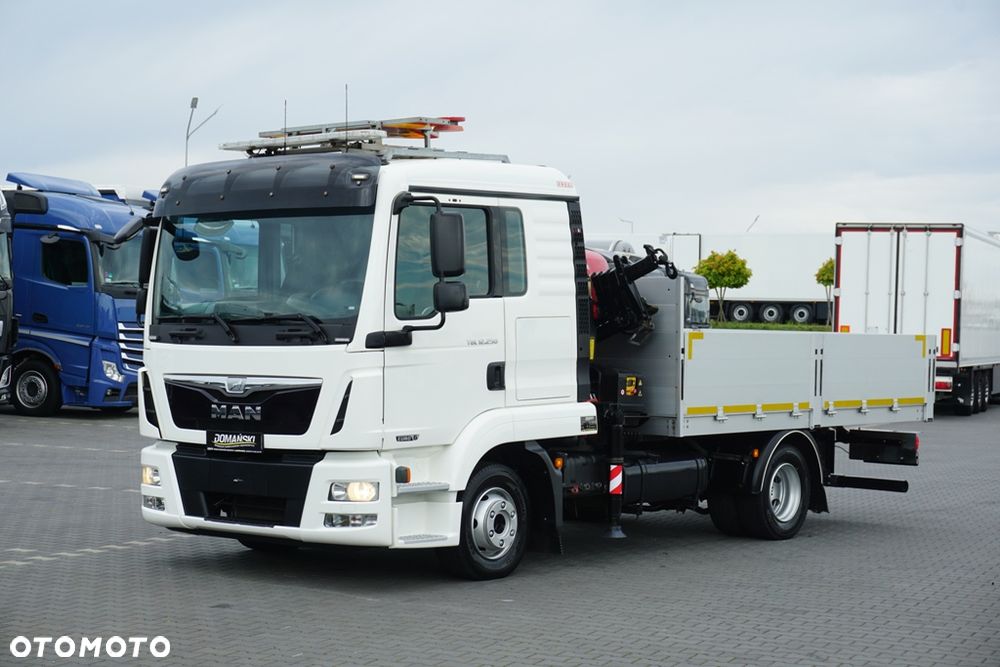 MAN TGL / 12.250 / SKRZYNIOWY + HDS / FASSI F 65 / PILOT - 2