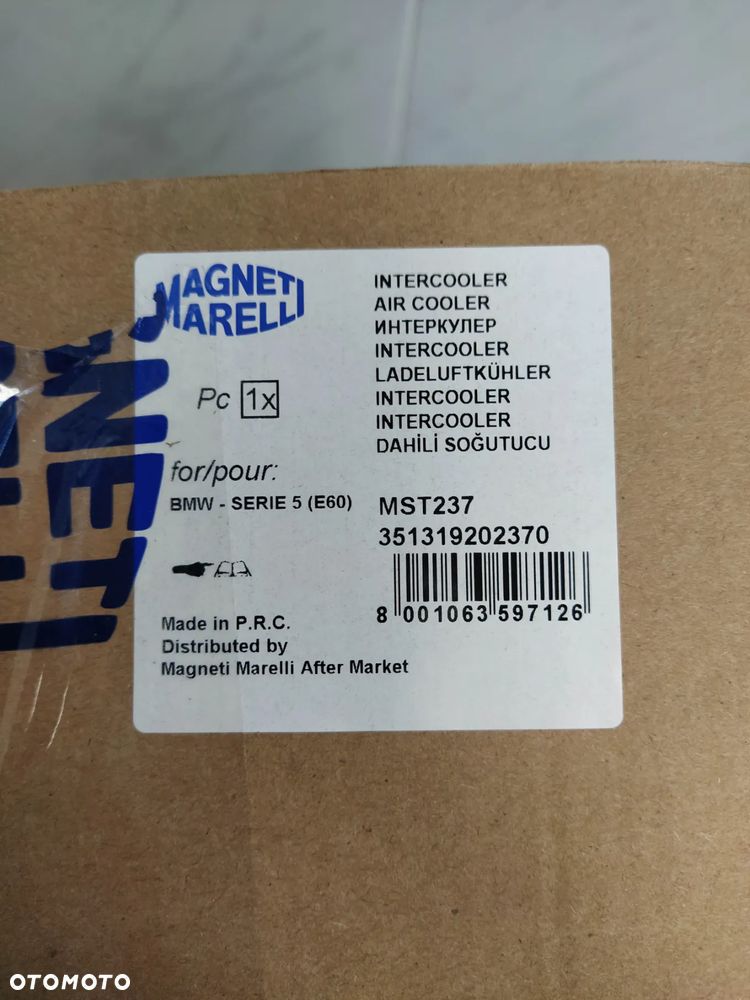 BMW SERIA 5 E60 E61 CHŁODNICA POWIETRZA INTERCOOLER NOWY - 8