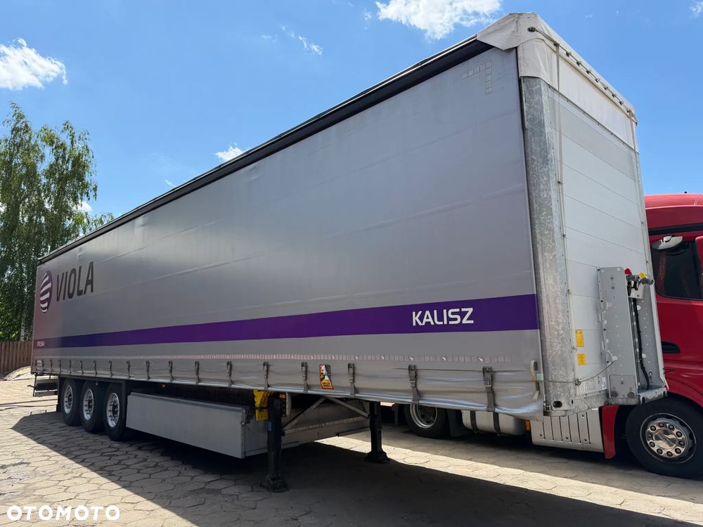Schmitz Cargobull FIRANKA STANDARD / OPONY JAK NOWE / OŚ PODNOSZONA / KOSZ PALETOWY / PIĘKNY STAN / DESKI ALUMINIOWE / DWA KOŁA ZAPASOWE / DO WYBORU 20 SZTUK !! - 1