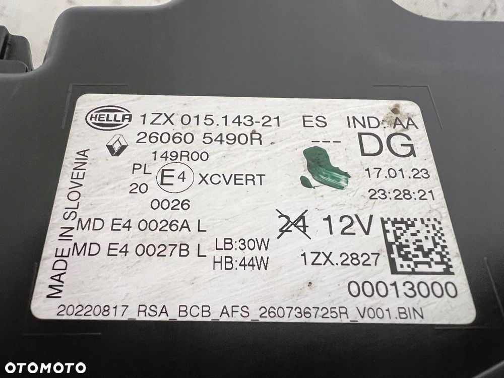 RENAULT MEGANE 5 V E-TECH FULL LED LAMPA LEWA PRAWA REFLEKTOR LEWY PRAWY - 13
