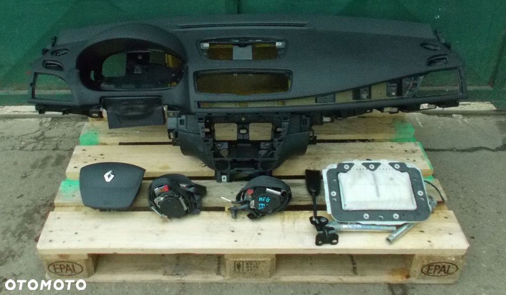 RENAULT MEGANE III DESKA KONSOLA AIRBAG PASY EU - 1