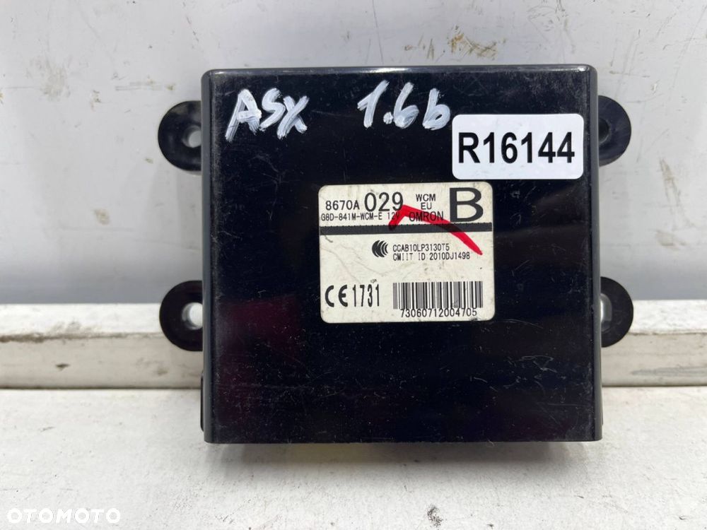 Moduł Mitsubishi ASX I 2010r.- sterownik immobilizera komputer 8670A029 g8d-841m-wcm-e - 1
