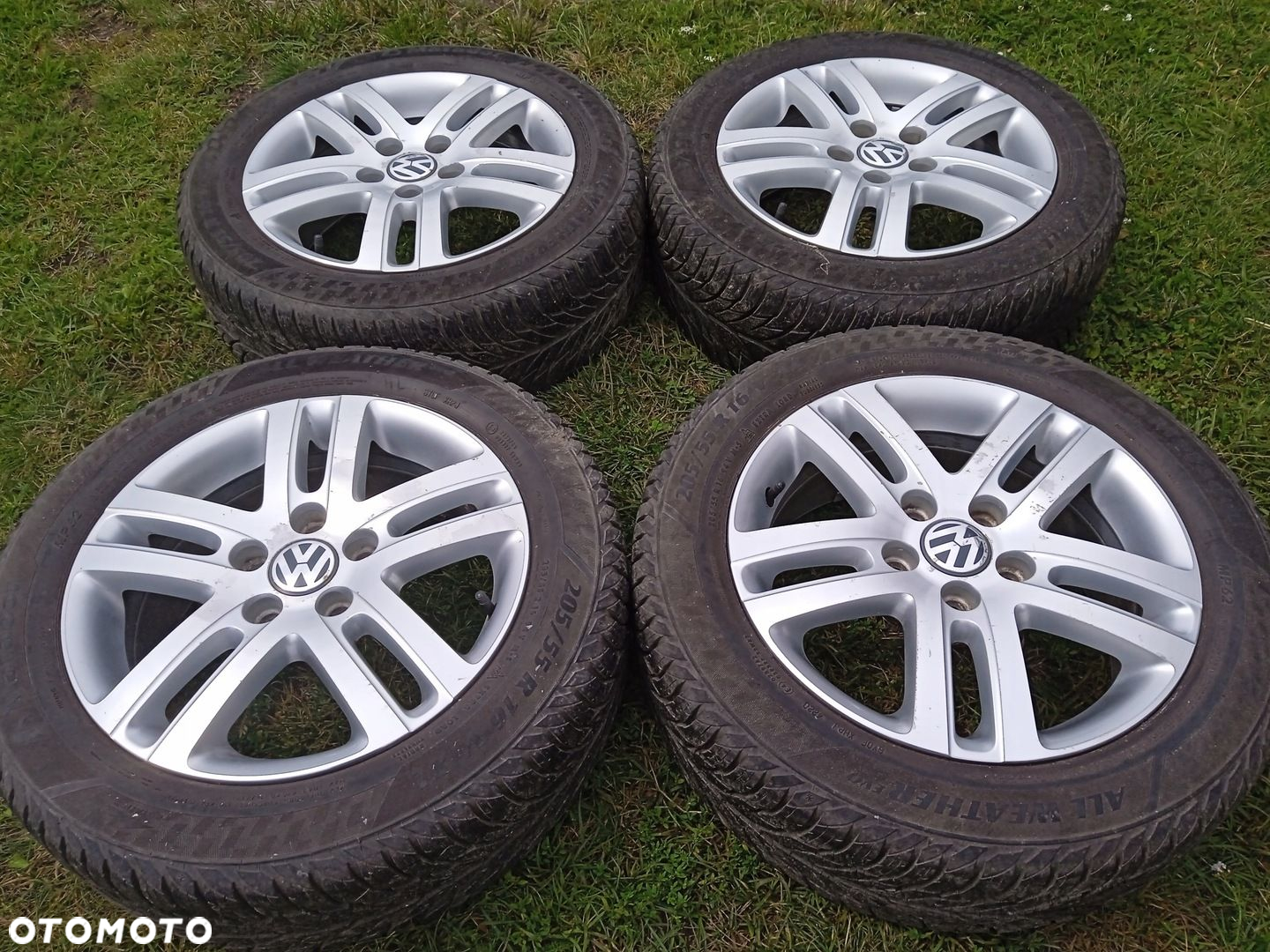 Felgi aluminiowe 5x112 Golf 5 6 Skoda Octavia SuperB Opony całoroczne et50 - 2