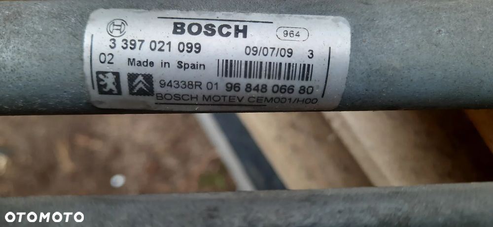 Peugeot 308 Mechanizm wycieraczek 3397021099 9684806680 - 2
