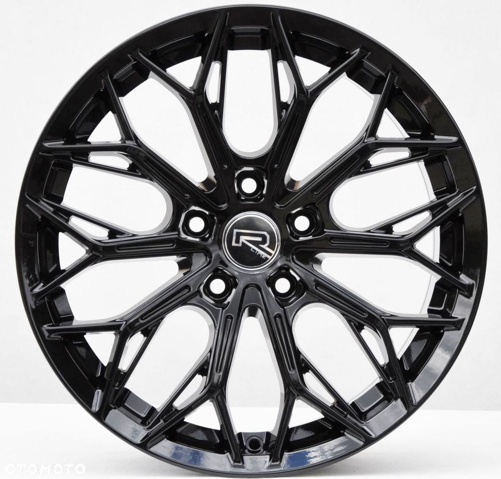 1407 BL CZARNE NOWE FELGI 17 5x114,3 HONDA LEXUS MAZDA TOYOTA - 2