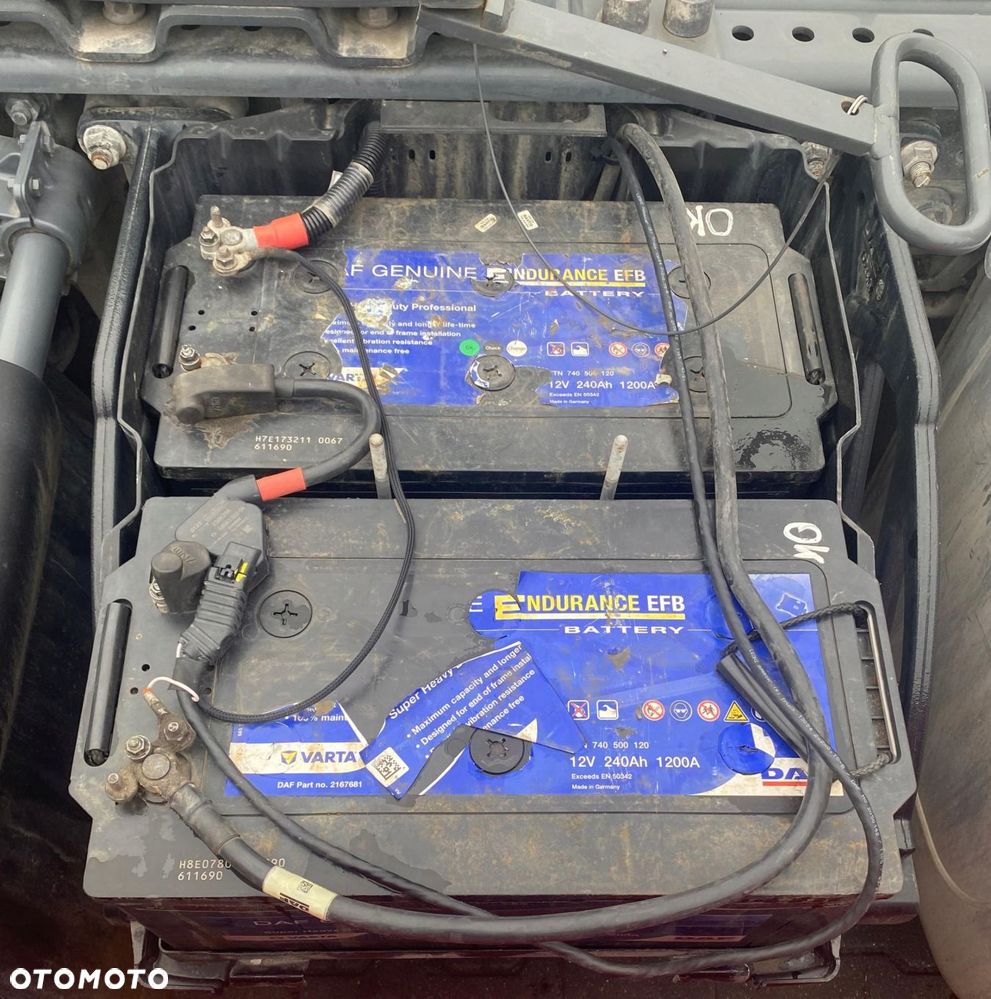 SKRZYNKA PODSTAWA AKUMULATORÓW DAF XF 106 EURO 6 - 2