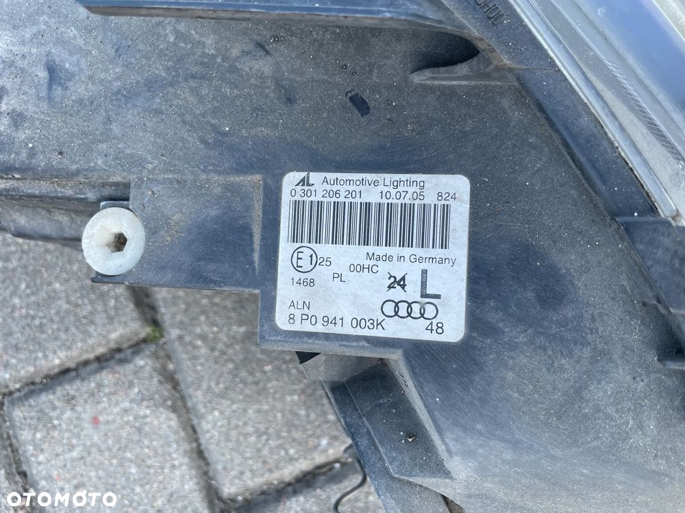 AUDI A3 8P duży grill maska lampa reflektor lewy prawy przód pas przedni LZ5C nadkole - 10
