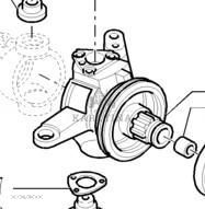 New Holland T7000 T7030 Piastę Przedniego Mostu  Zwolnicy z Hamulcem CZĘŚCI 84273807 87543143