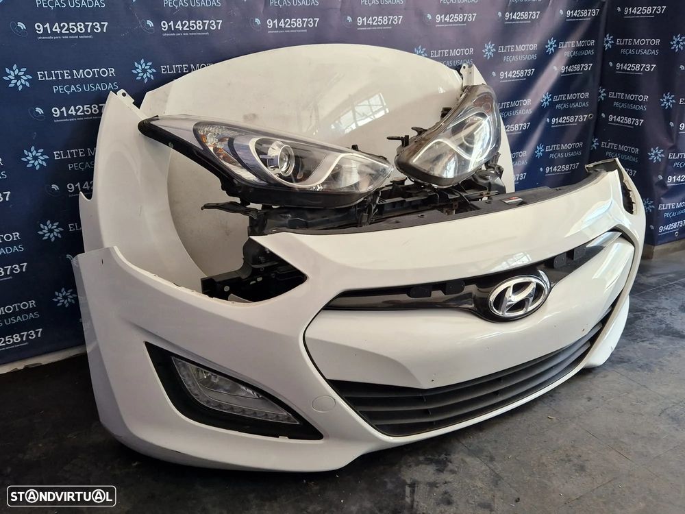 Frente completa usada HYUNDAI I30 2015 1.6 CRDI capot parachoques guardalamas oticas - 3