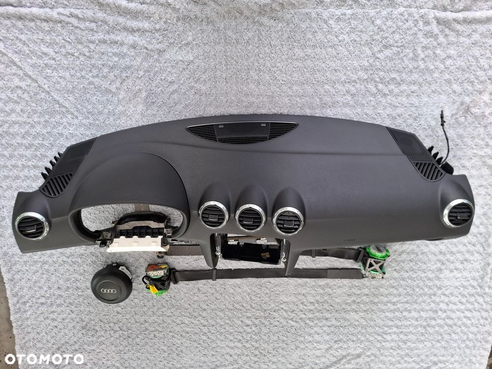 AUDI TT 8J DESKA KONOLA AIR BAG PODUSZKI PASY - 3