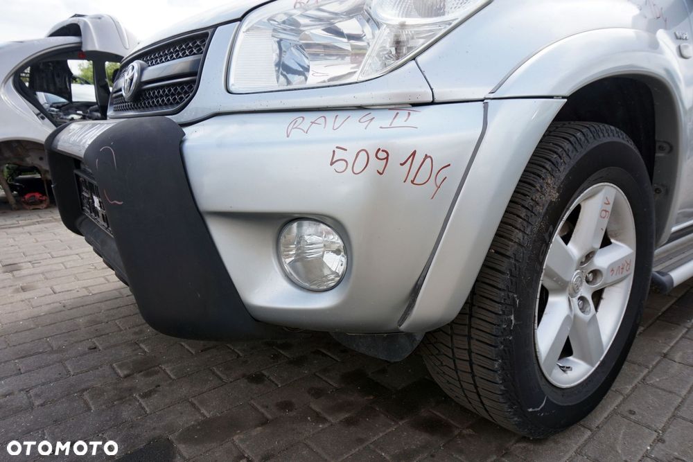 MASKA ZDERZAK BŁOTNIKI LAMPY RAV4 II LIFT 1D4  TOYOTA 2003-2005 SREBRNY PRZÓD KOMPLETNY - 12