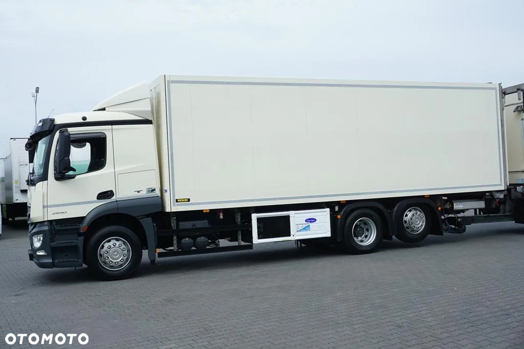 Mercedes-Benz ACTROS / 2540 / ACC / E 6 / ZESTAW PRZEJAZDOWY / CHŁODNIA + WINDA / 38 PALET - 27