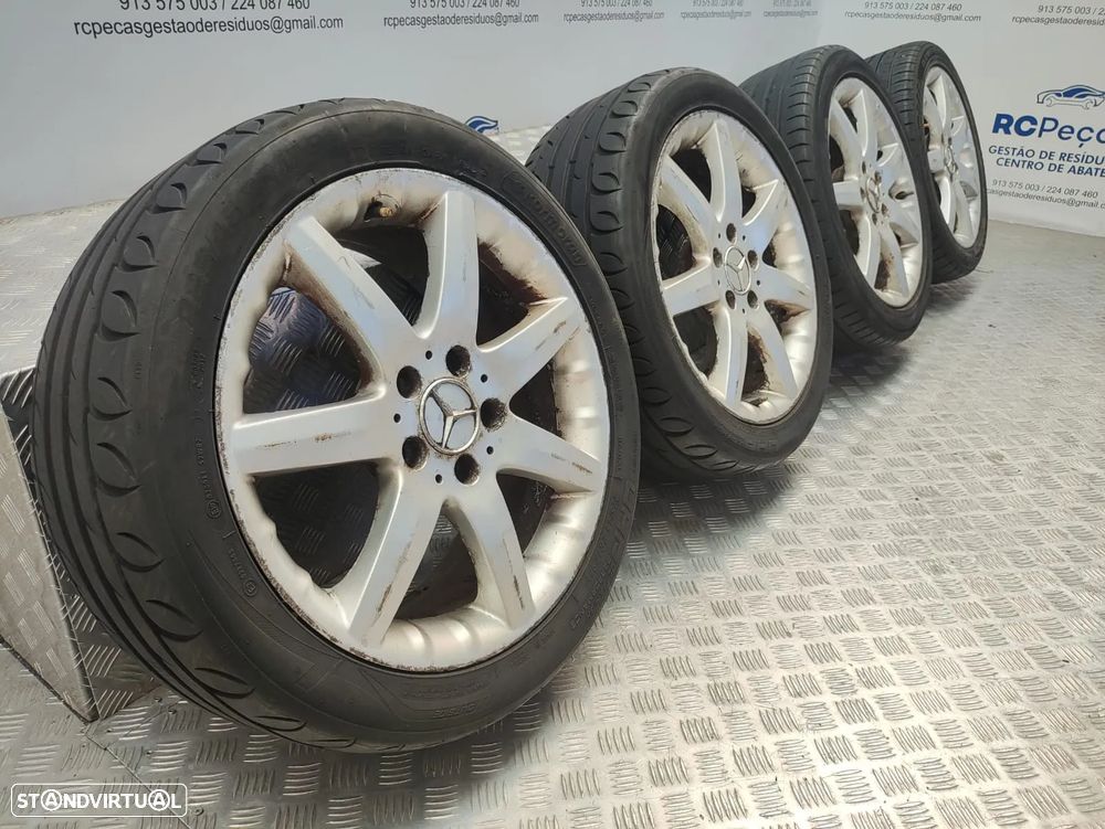 Conjunto Jantes 17 Originais Mercedes Benz Class C W203 7,5J ET37 5x112 - 8