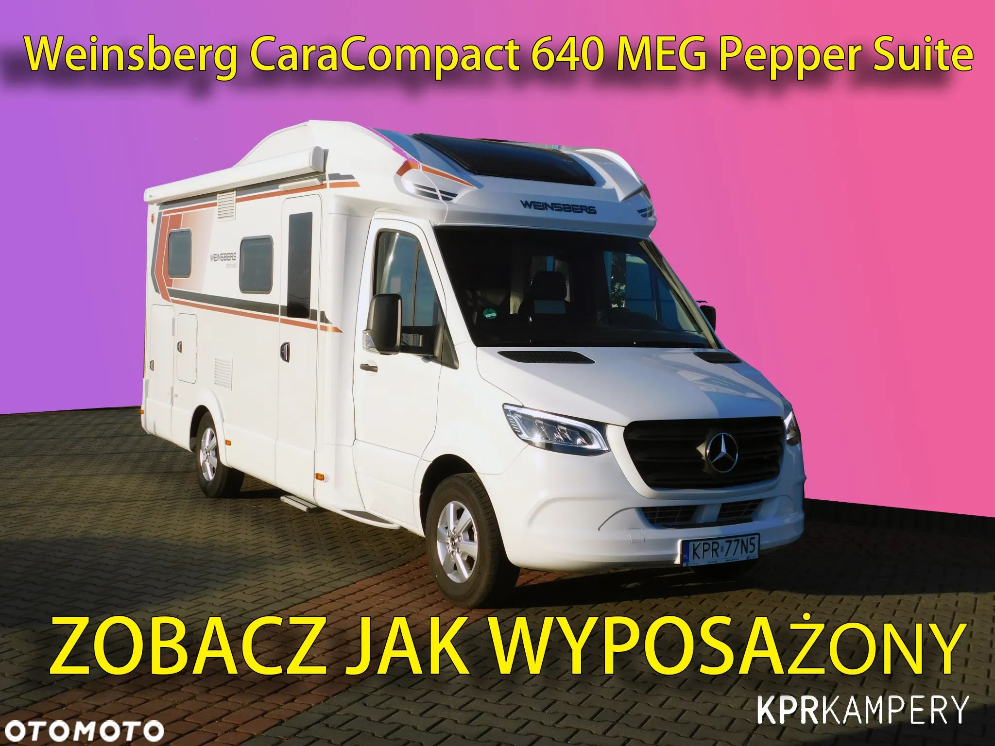 Weinsberg CaraCompact 640 MEG Pepper Suite Tempomat Aktywny Automat 170PS Led Model 2024 FV23% - 1