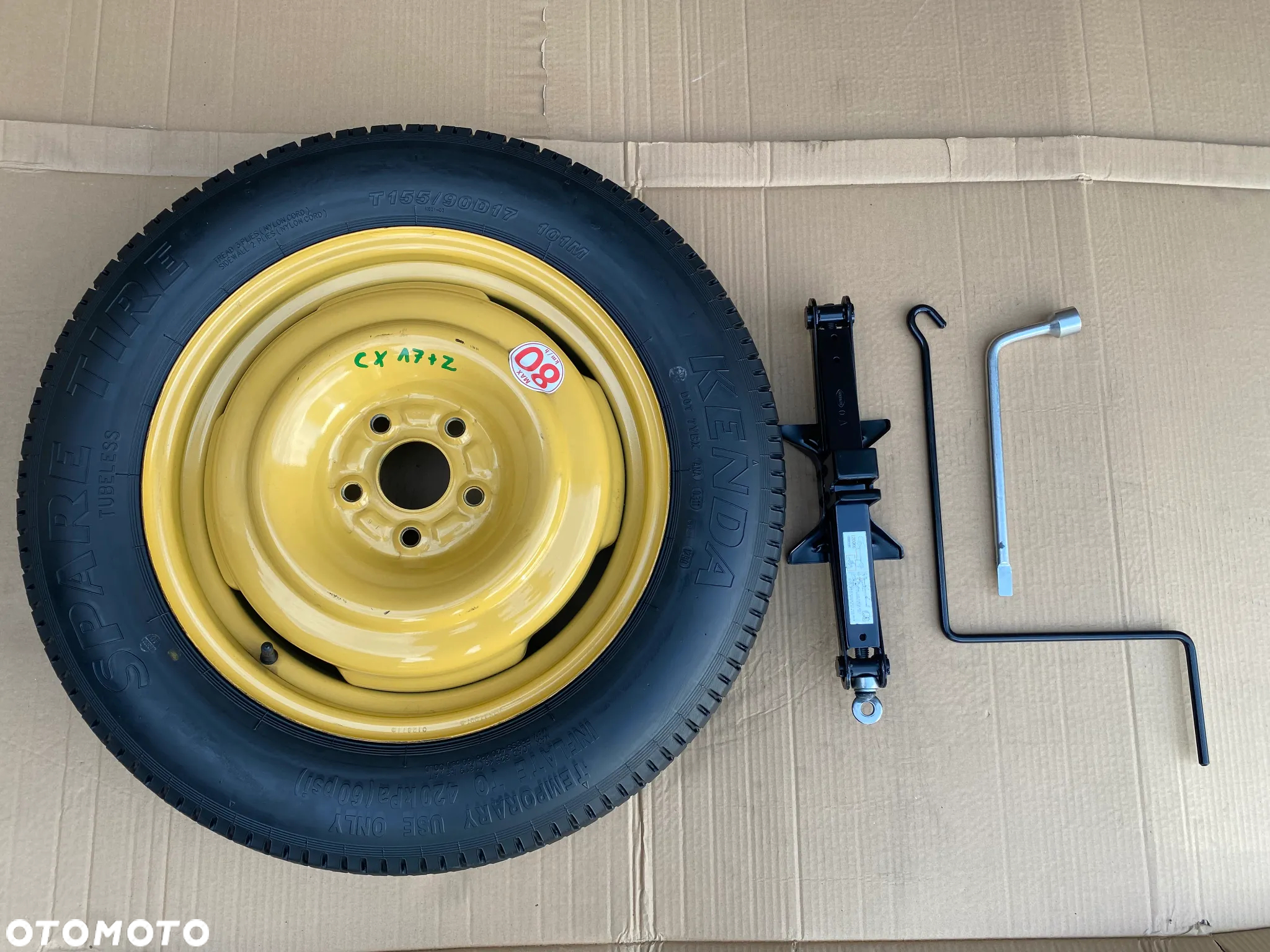 Koło dojazdowe dojazdówka 17 MAZDA CX-5 (2011-) + ZESTAW - 3