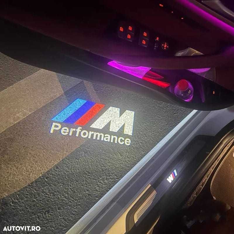 Set 2 Lumini Usi Lampi Portiere cu Logo //M sau BMW G20 G21 G02 G07 Z4 - 7